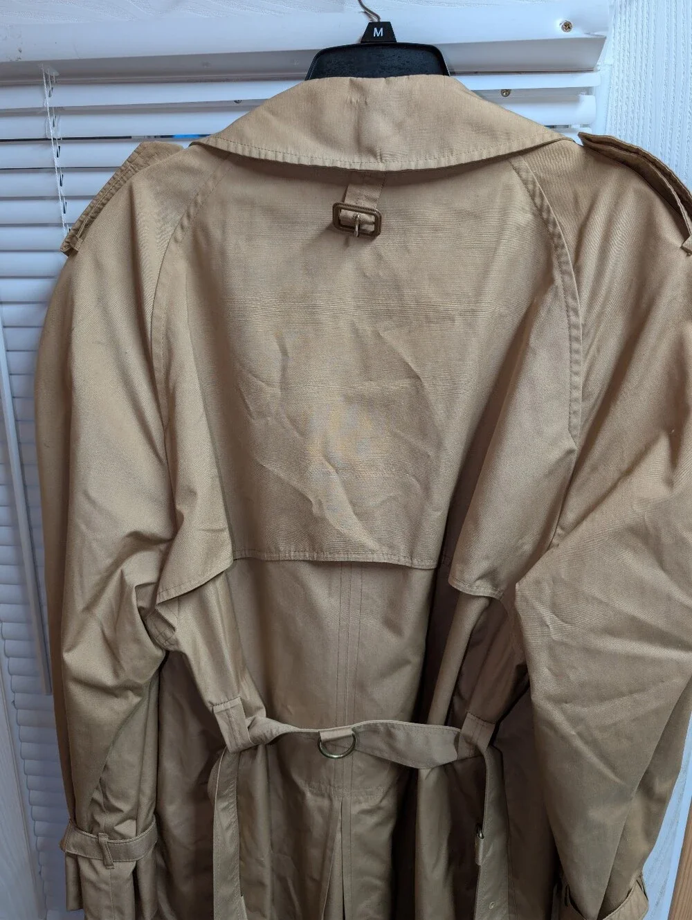 Gleneagles (46R) Classic Beige Trench Coat with Plaid Lining